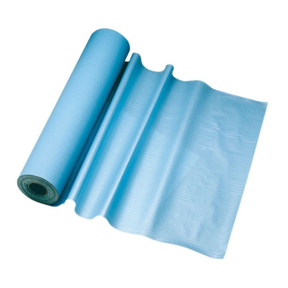 Rouleau papier plastifié bleu